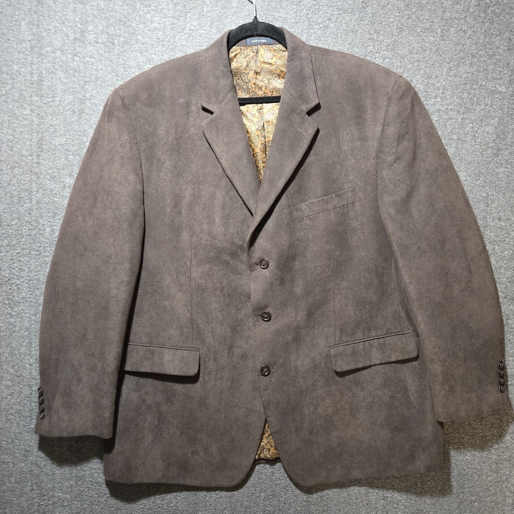 Ralph Lauren Sport Coat 48R Brown Corduroy Blazer Jacket Classic Casual